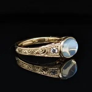 Lotus Moon Esther's Garden RIng